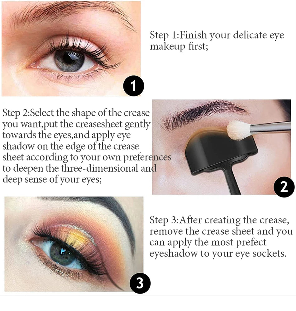 Eyeliner Stencil Template 6 In 1 Crease Line Kit