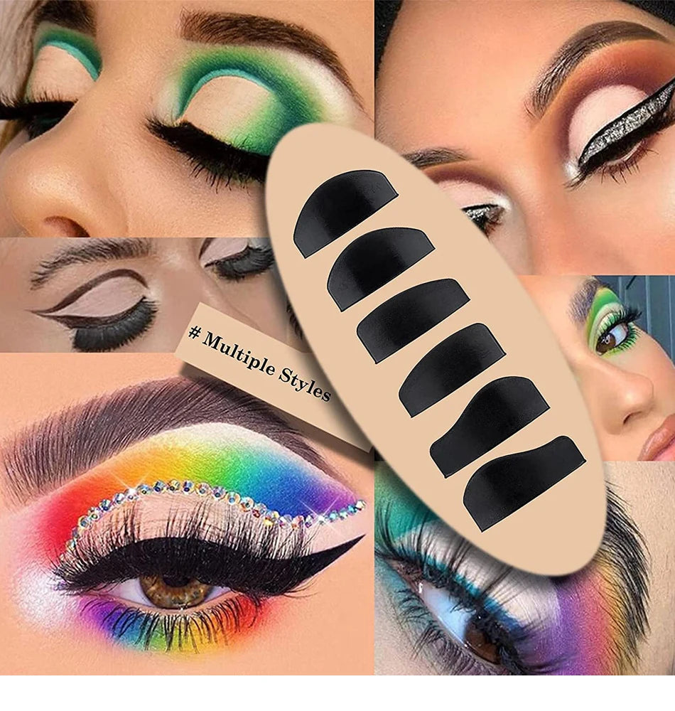 Eyeliner Stencil Template 6 In 1 Crease Line Kit