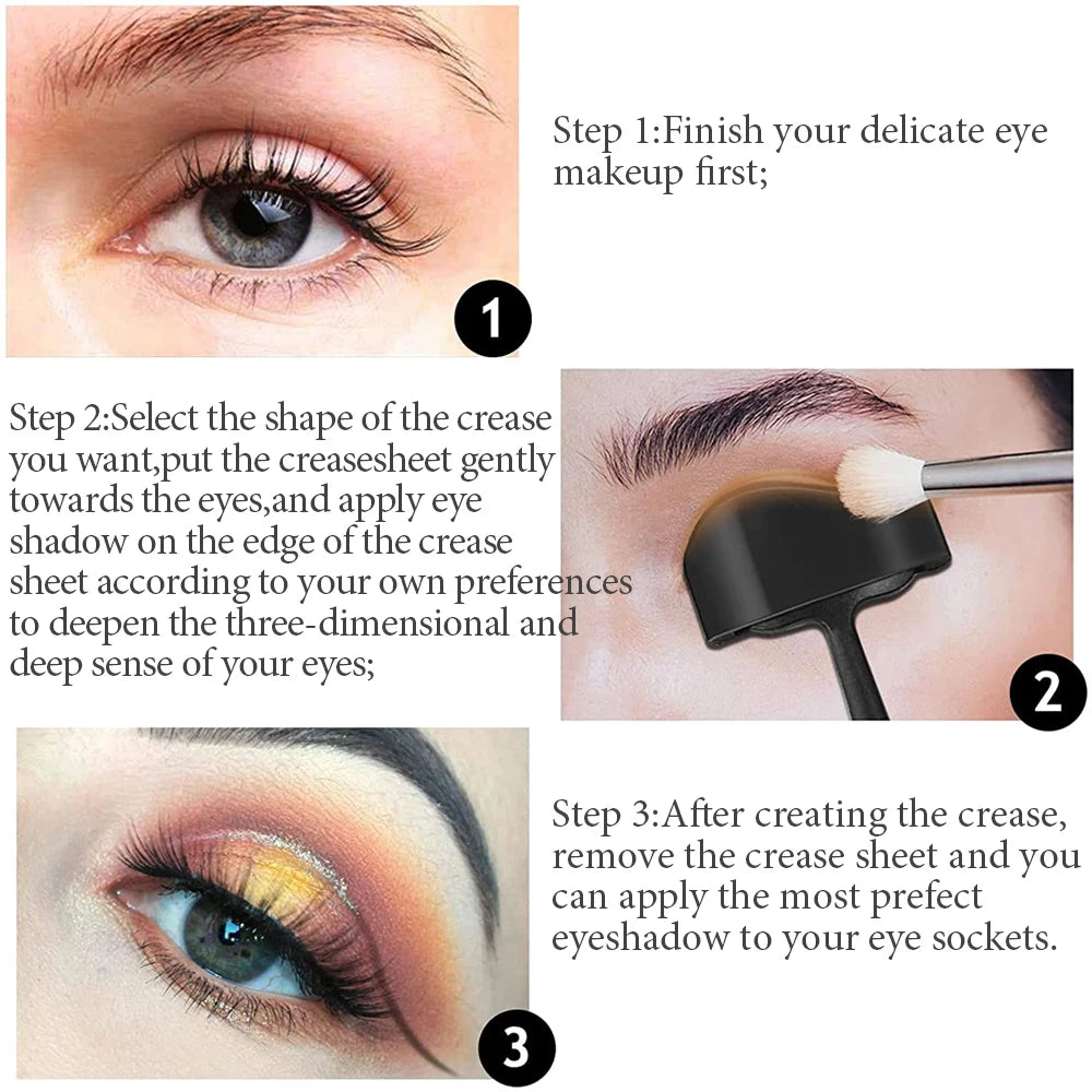 Eyeliner Stencil Template 6 In 1 Crease Line Kit