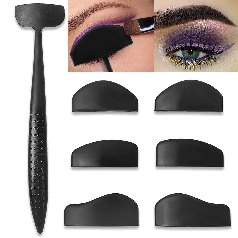 Eyeliner Stencil Template 6 In 1 Crease Line Kit