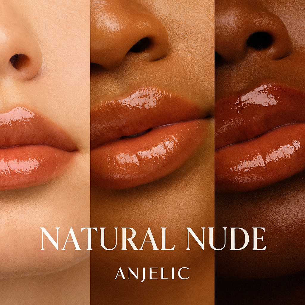 Anjelic Beauty Glossy Lip Kit: Natural Nude