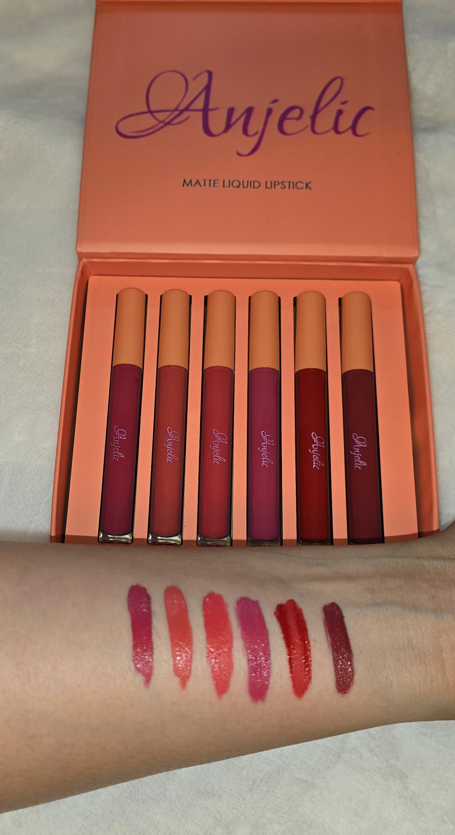 Anjelic Beauty Collection: Matte Liquid Lipstick Kit