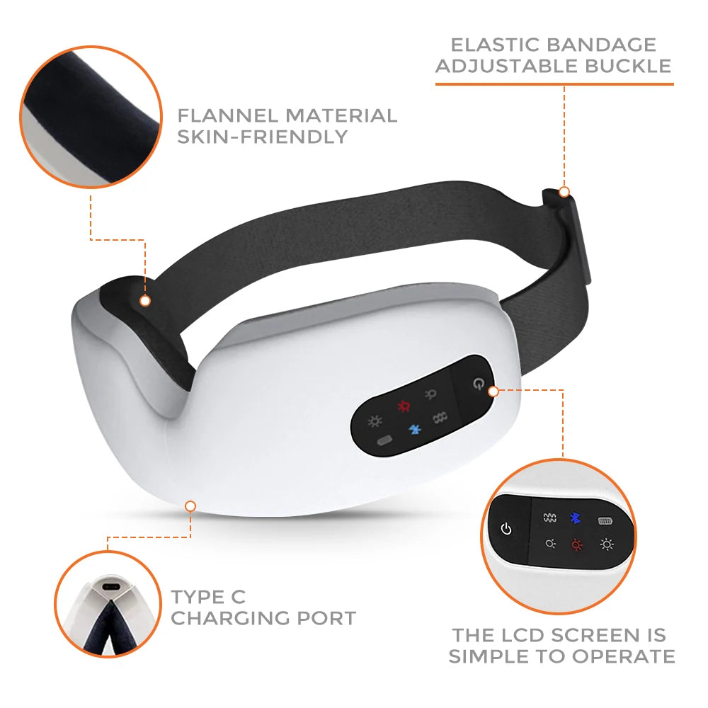Smart Eye Massager 4 Modes Vibration