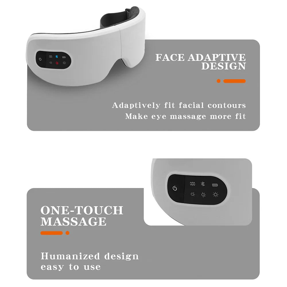 Smart Eye Massager 4 Modes Vibration