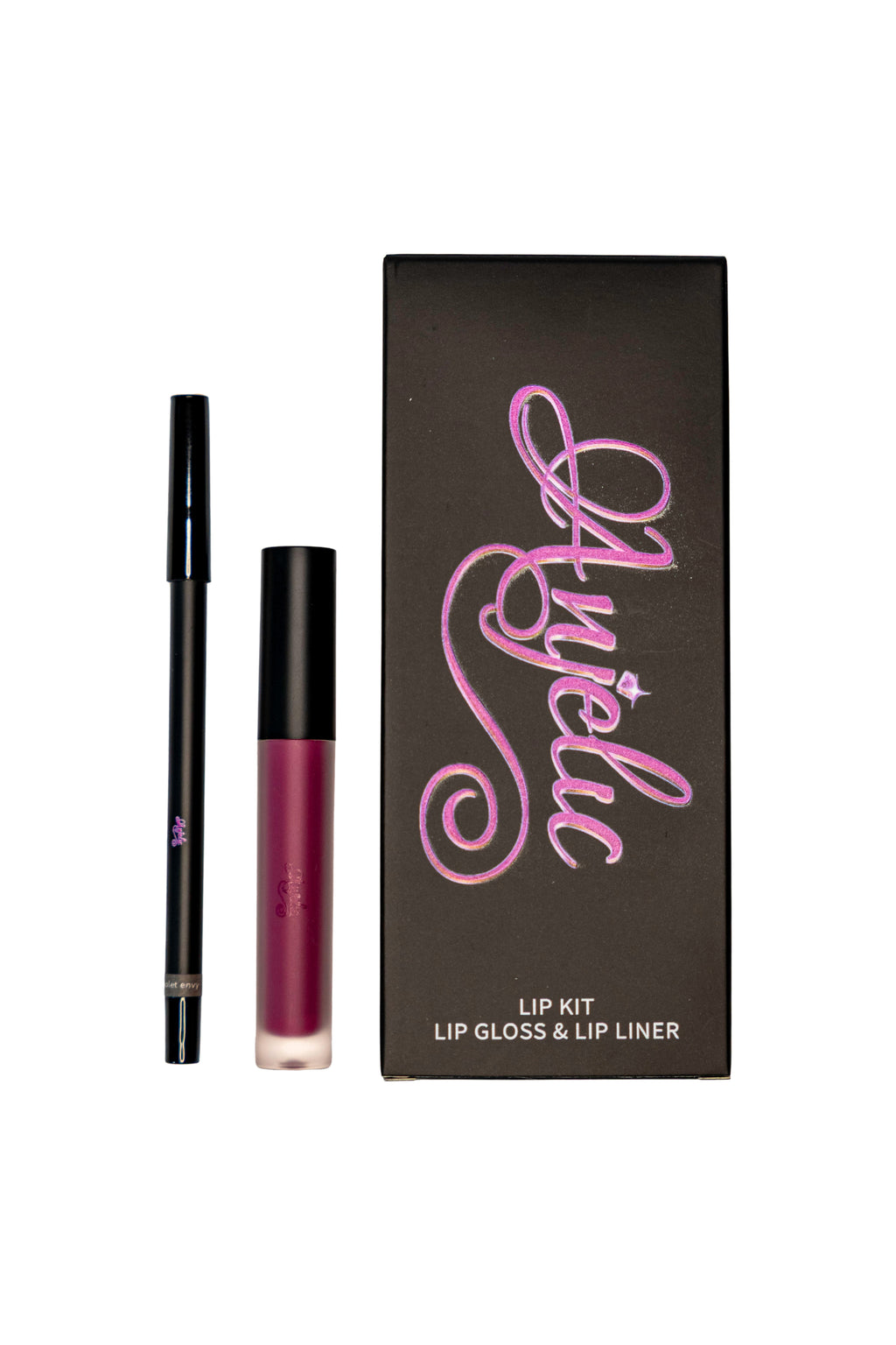 Anjelic Beauty Glossy Lip Kit: Violet Envy