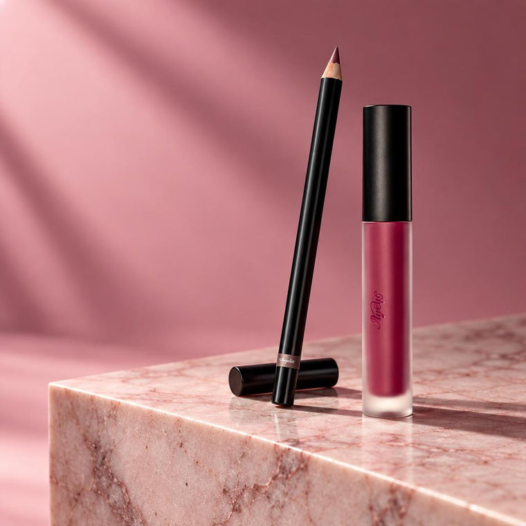 Anjelic Beauty's Midnight Blush Matte Lip Kit