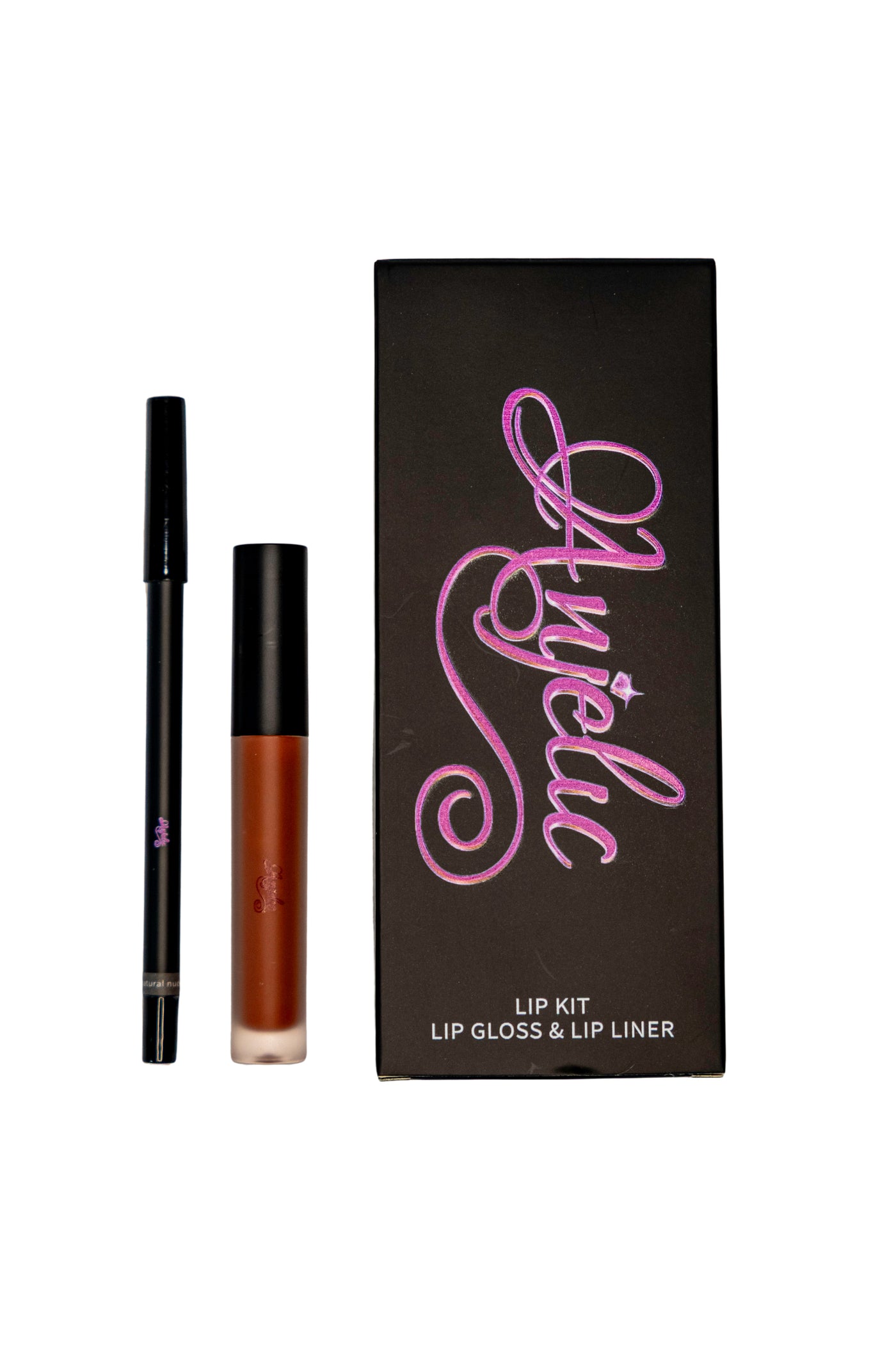 Anjelic Beauty Glossy Lip Kit: Natural Nude